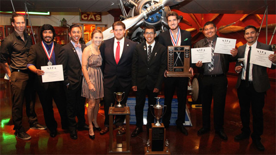 Flying Team wins Top Two Year School Award - Fall 2014